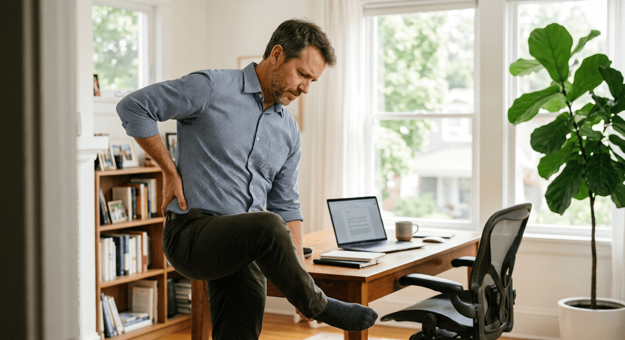 slipped disc without back pain leg weakness